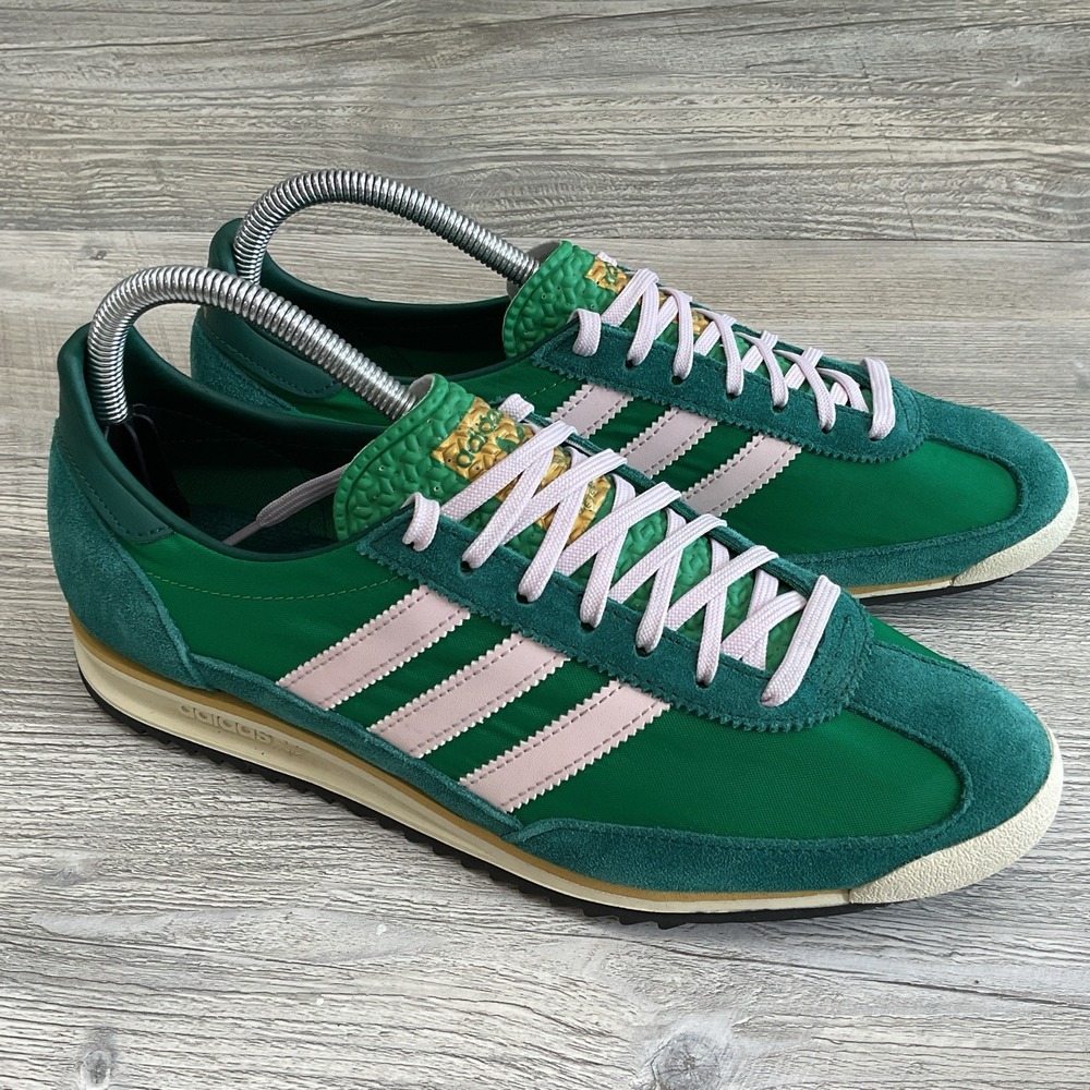 adidas Originals SL 72 OG Green Suede Sneakers 702001 Women's Size 9